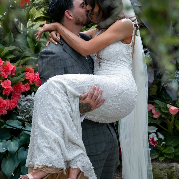 Galia Lahav Armani Wedding Dress Gown - Picture 3 of 9